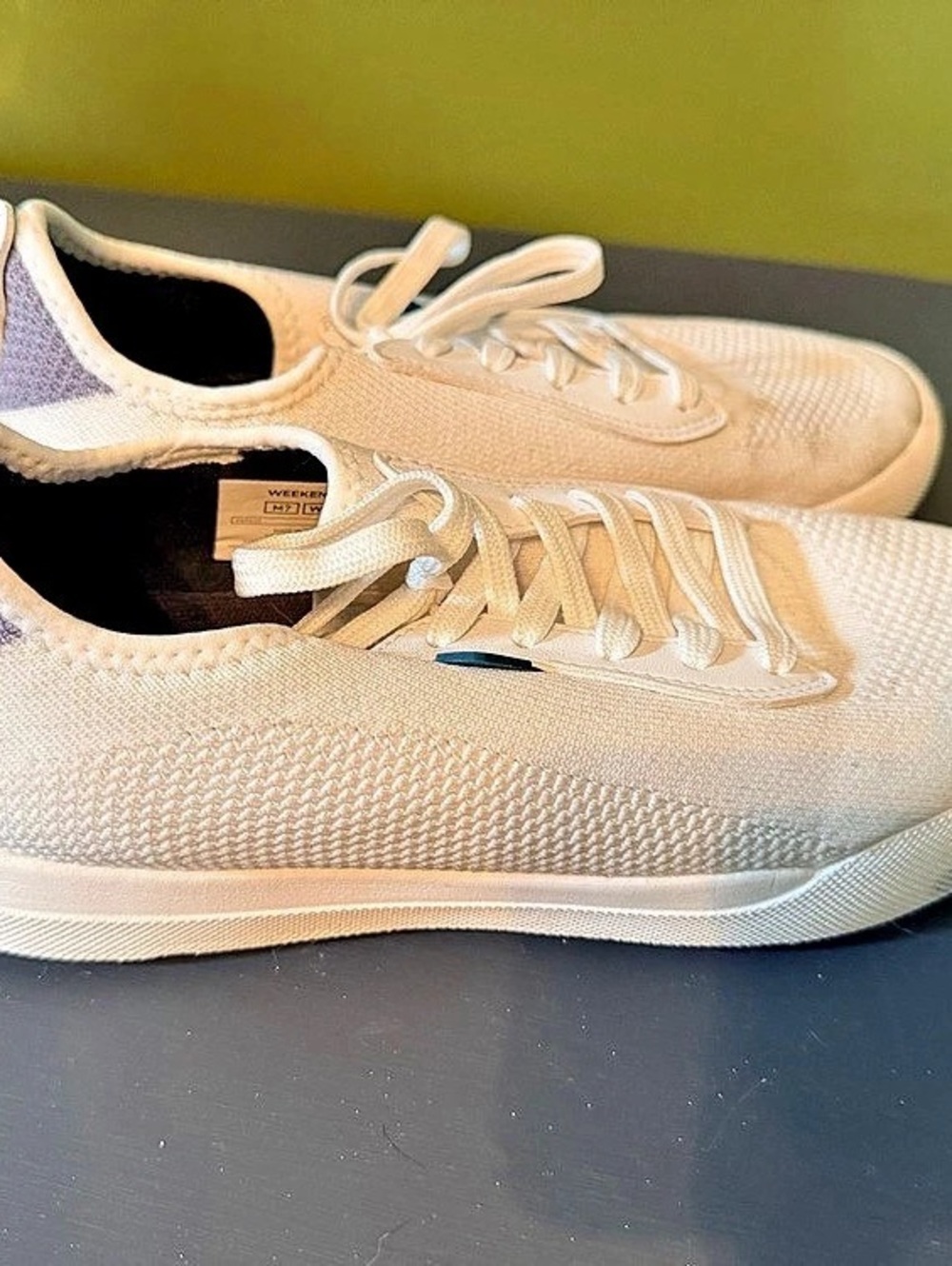 Vessi Weekend Classic Waterproof Knit Sneakers White W8